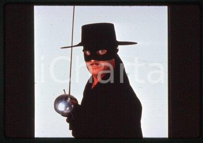 Fotografia d epoca originale 35mm vintage slide 1990 DRAMA Series ZORRO Actor  Duncan REGEHR 21 1