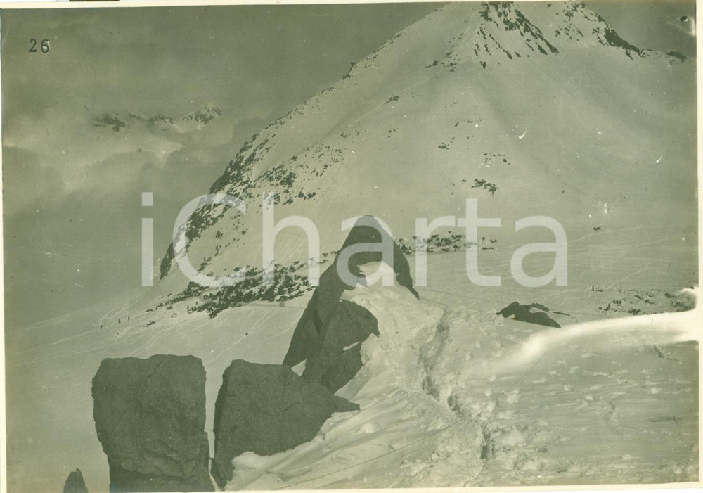 Fotografia d epoca originale 1918 WWI MONTE GRAPPA ? Accampamento truppe italiane VERA FOTOGRAFIA 1