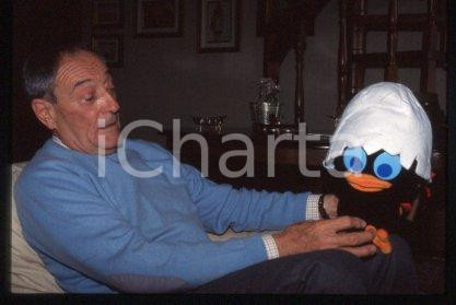 35mm vintage slide* 1990 ca TV Voice actor CALIMERO Ignazio COLNAGHI Portrait 8