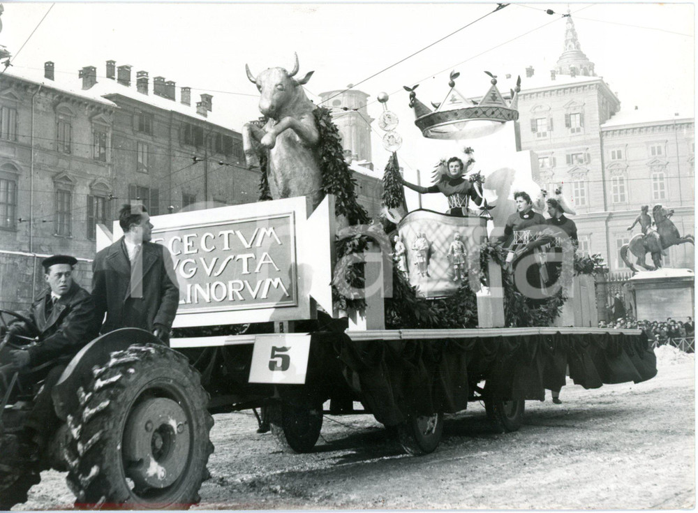 1956 TORINO CARNEVALE Sfilata carri allegorici - Carro delle Giacomette *Foto