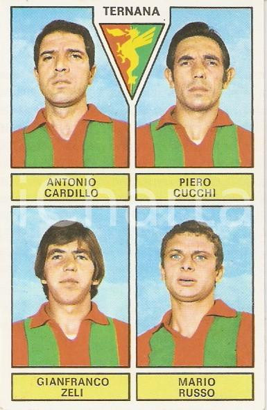 Oggetto da collezione cartaceo PANINI CALCIATORI 1971 1972 Figurina TERNANA Cardillo Cucchi Zeli Russo 1