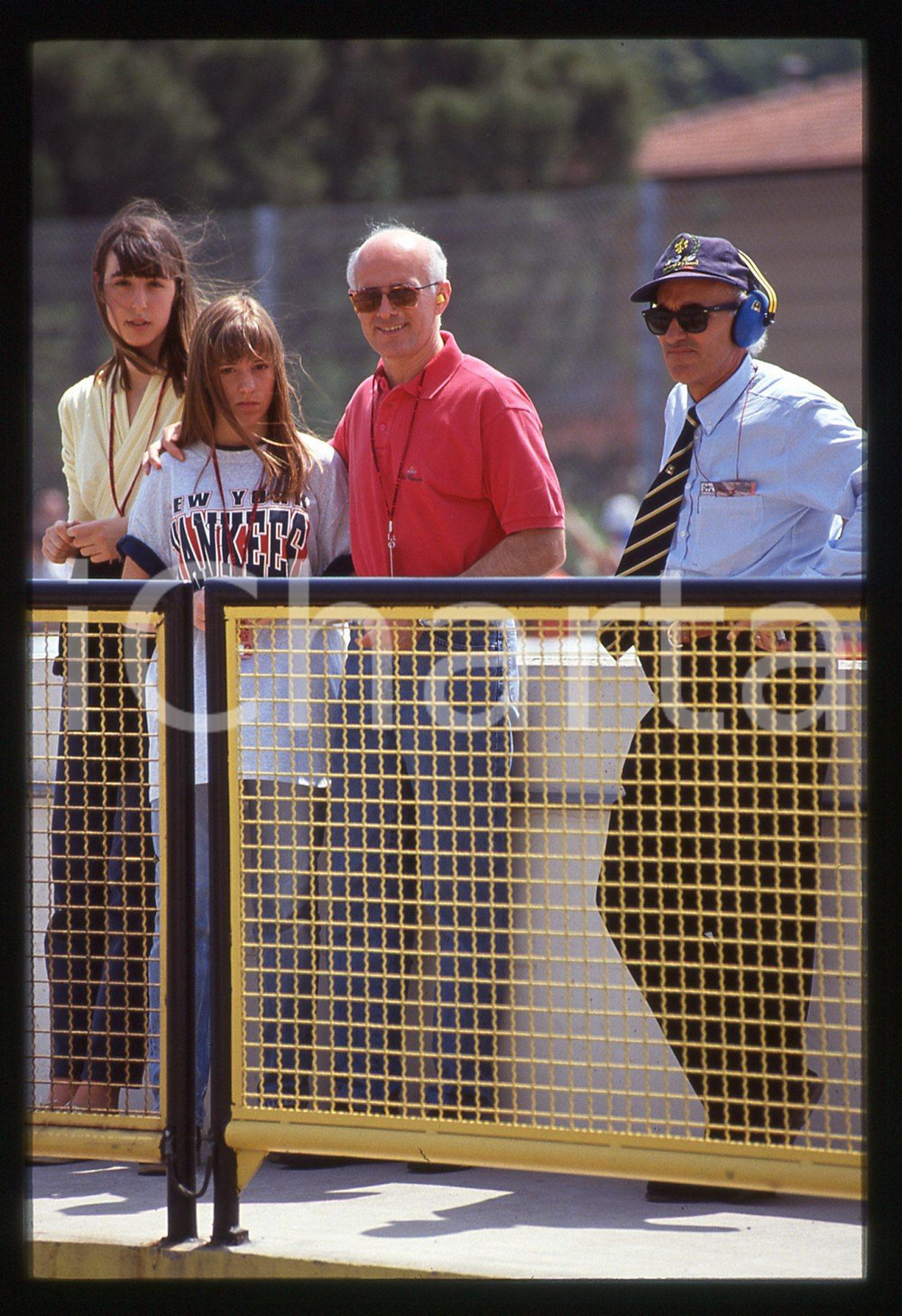 Fotografia d epoca originale 35mm vintage slide 1992 GP SAN MARINO Arrigo Federica e Simona SACCHIMuretto 4 1