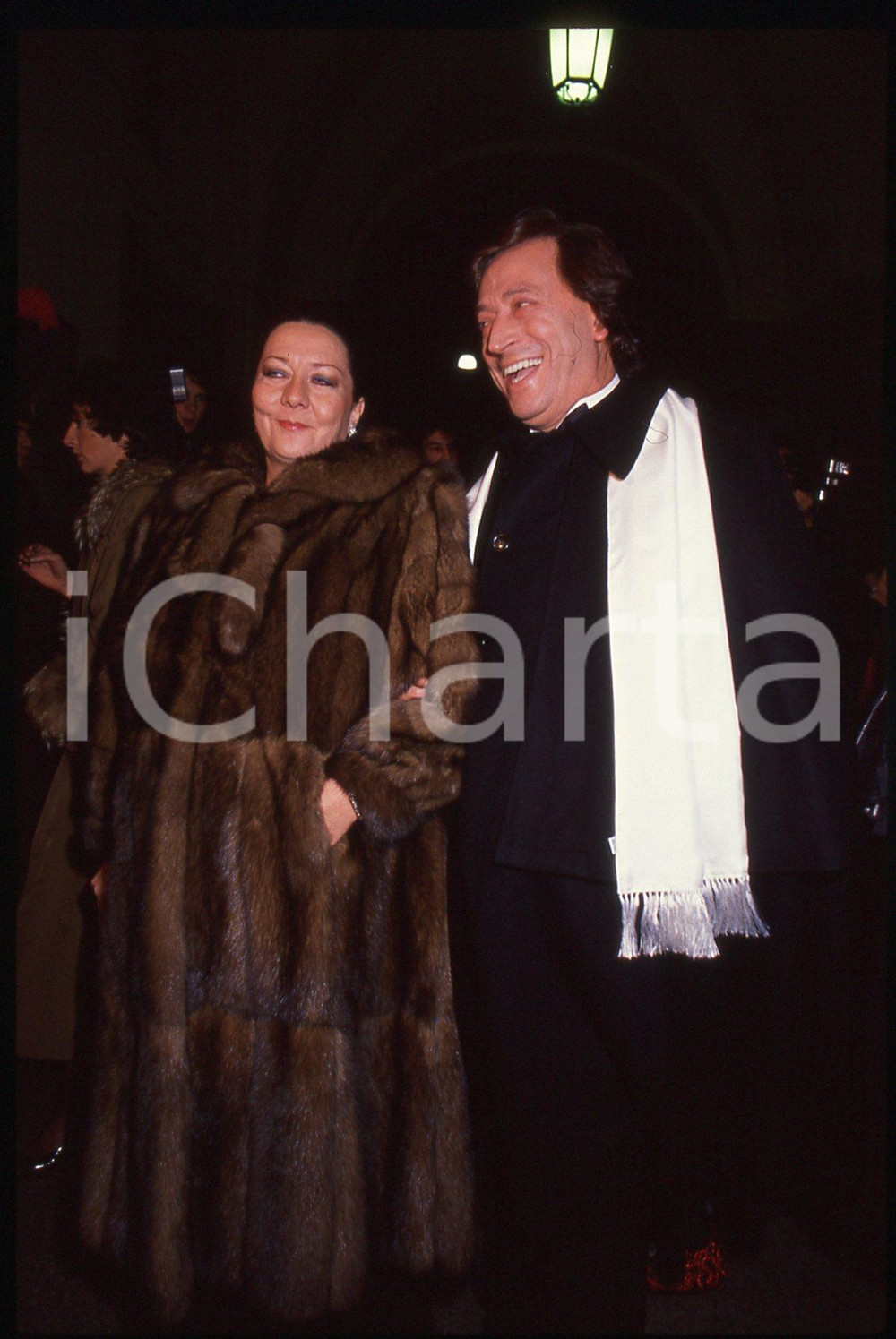 35mm vintage slide* 1990 ca COSTUME - Guido ANGELI Ritratto del presentatore (2)