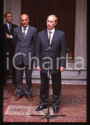 35mm vintage slide* 2000 MILAN the President of Russia Vladimir PUTIN (60)