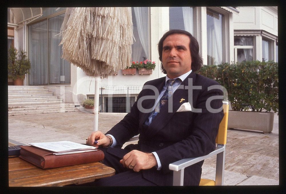 35mm vintage slide* 1985ca Tony GALLO pioniere trapianto tricologico -ritratto 7