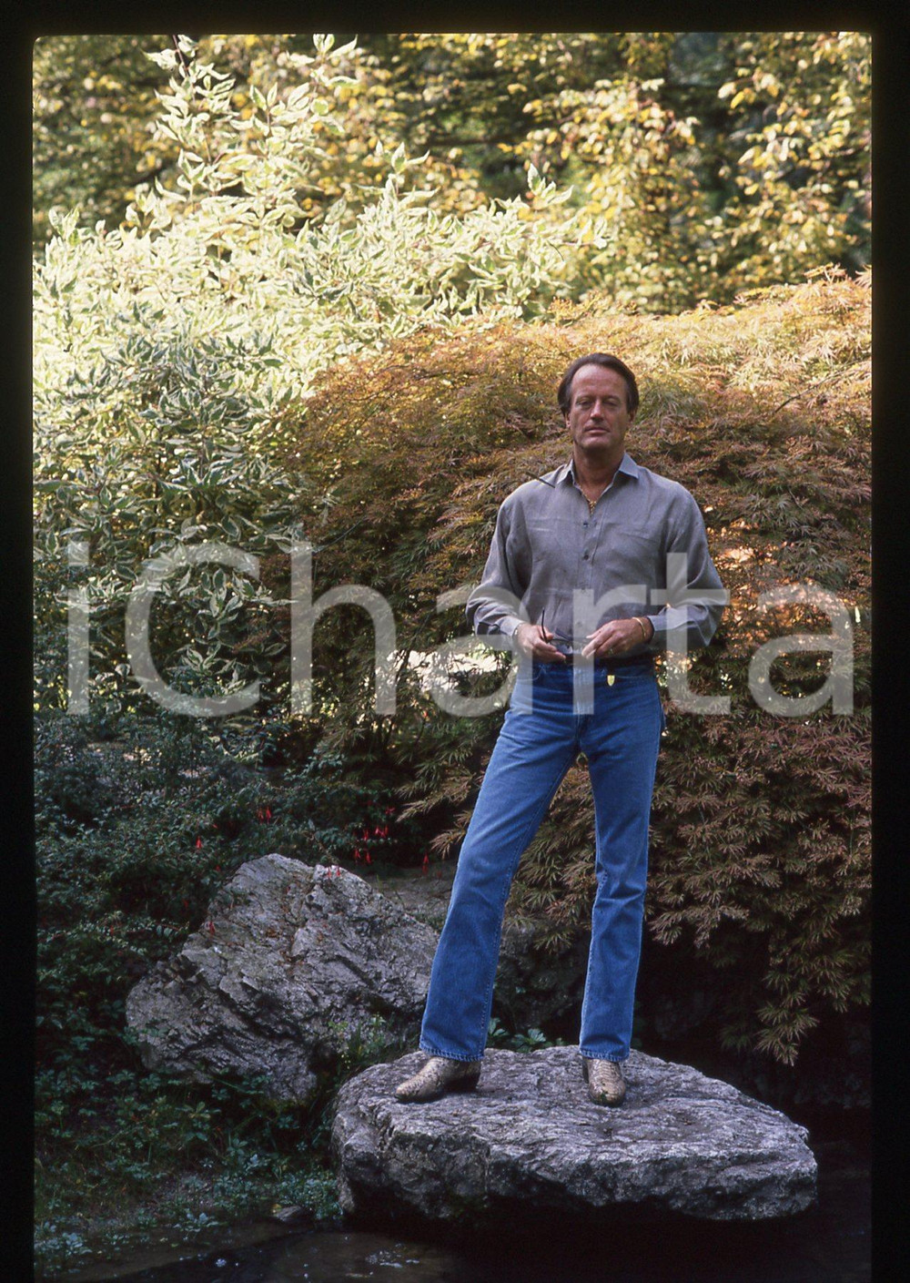 35mm vintage slide* 1990ca CINEMA Peter FONDA Ritratto dell'attore (4)