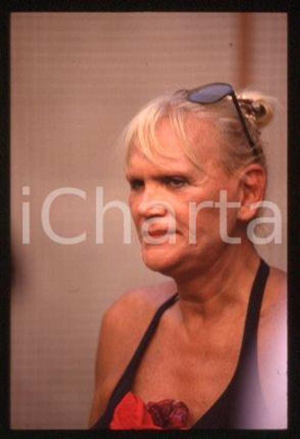 Giò STAJANO - ITALY PORTAGLI I MIEI SALUTI Actress 1993 * 35 mm vintage slide 9