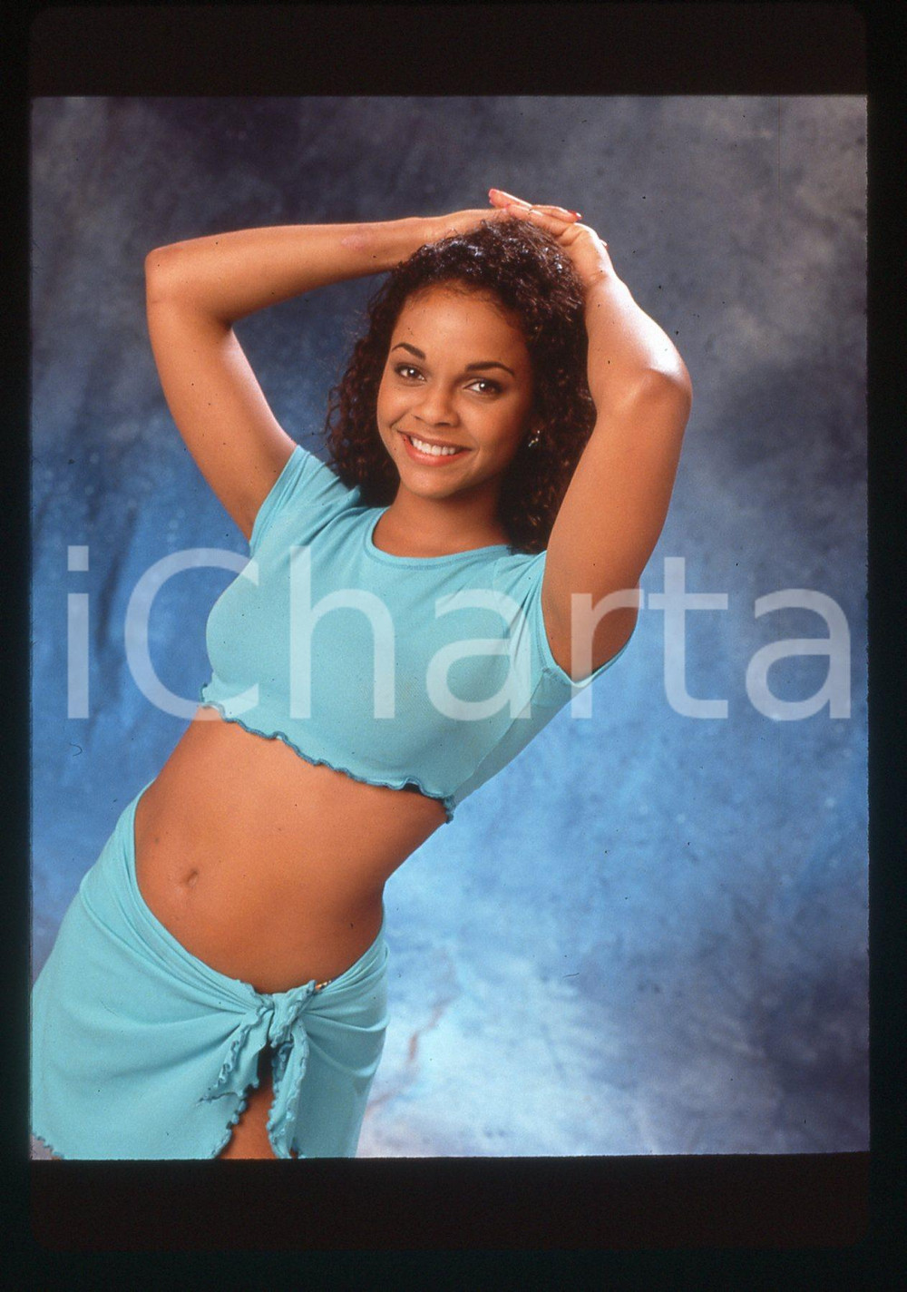 35mm vintage slide*2000ca BEAUTIFUL Soap Opera Lark VOORHIES Ritratto  