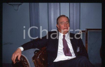 35mm vintage slide* 1990 ca MILAN President of MOODY's John Augustus BOHN (31)