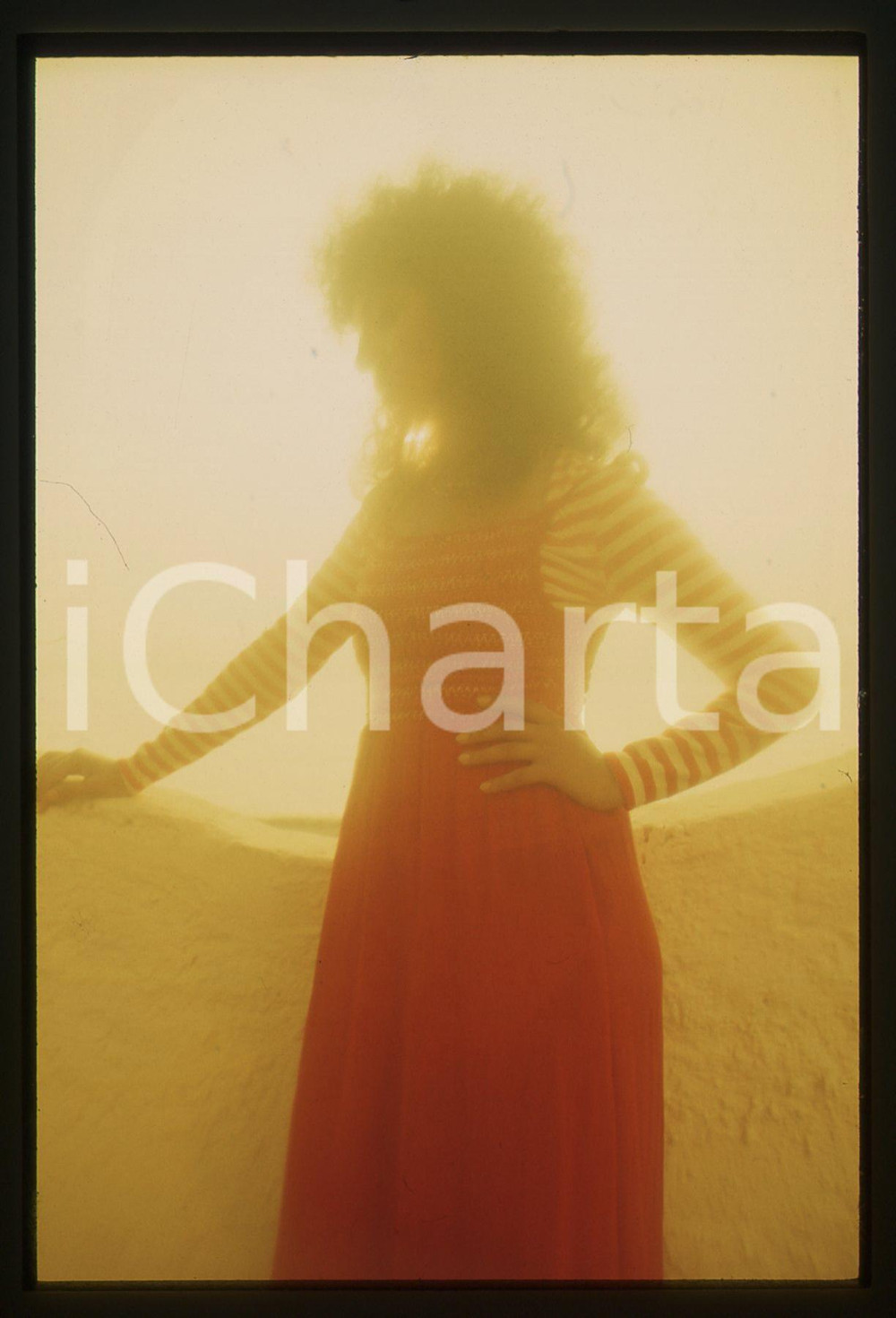 35mm vintage slide* 1970 ca CATANIA (?) Marcella BELLA Ritratto artistico 7