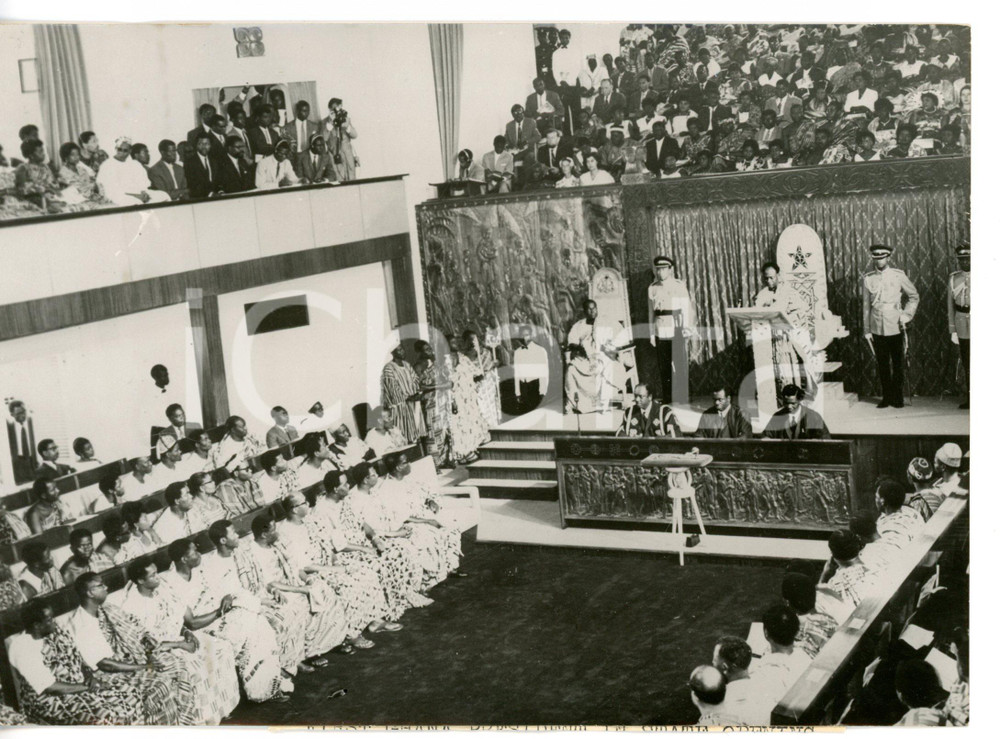 1960 ACCRA Opening of Parliament - Kwame NKRUMAH First GHANA president *Foto 