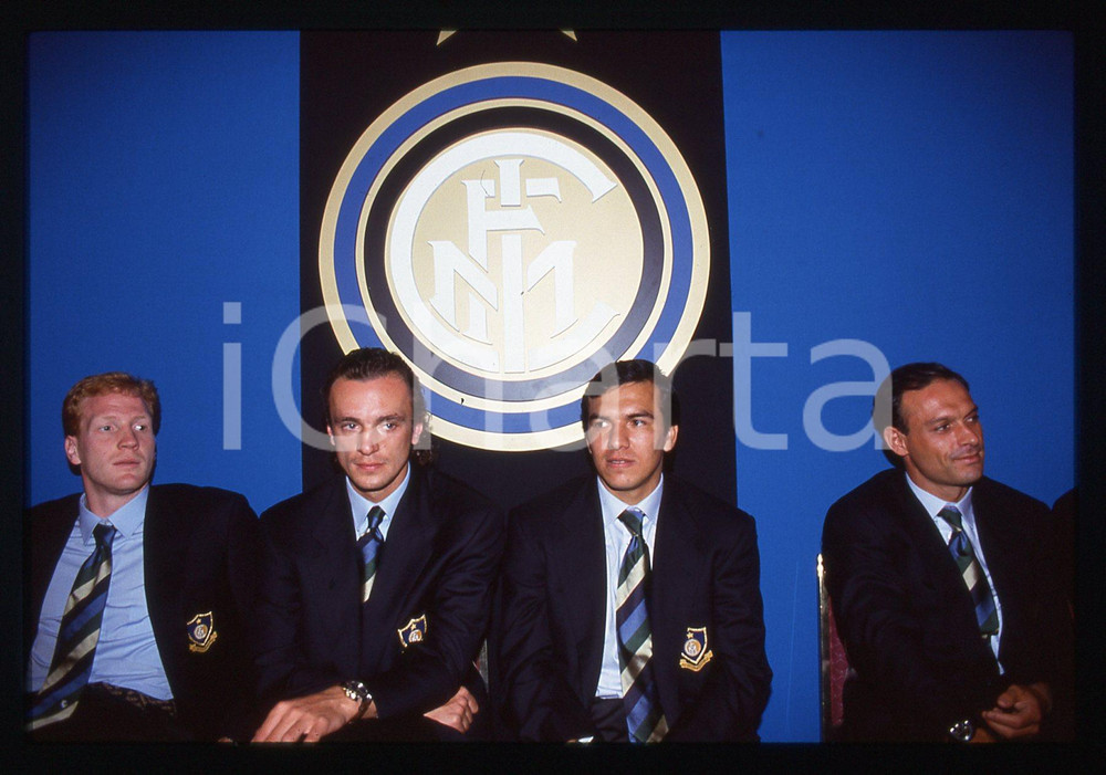 35mm vintage slide* 1992 MILANO - INTER FC Ruben SOSA Salvatore SCHILLACI