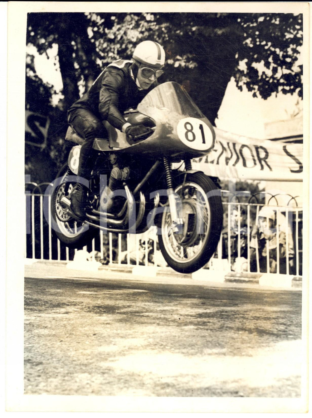 1956 MOTORCYCLING ISLE OF MAN TT John SURTEES on MV AGUSTA *Photo 15x20 cm