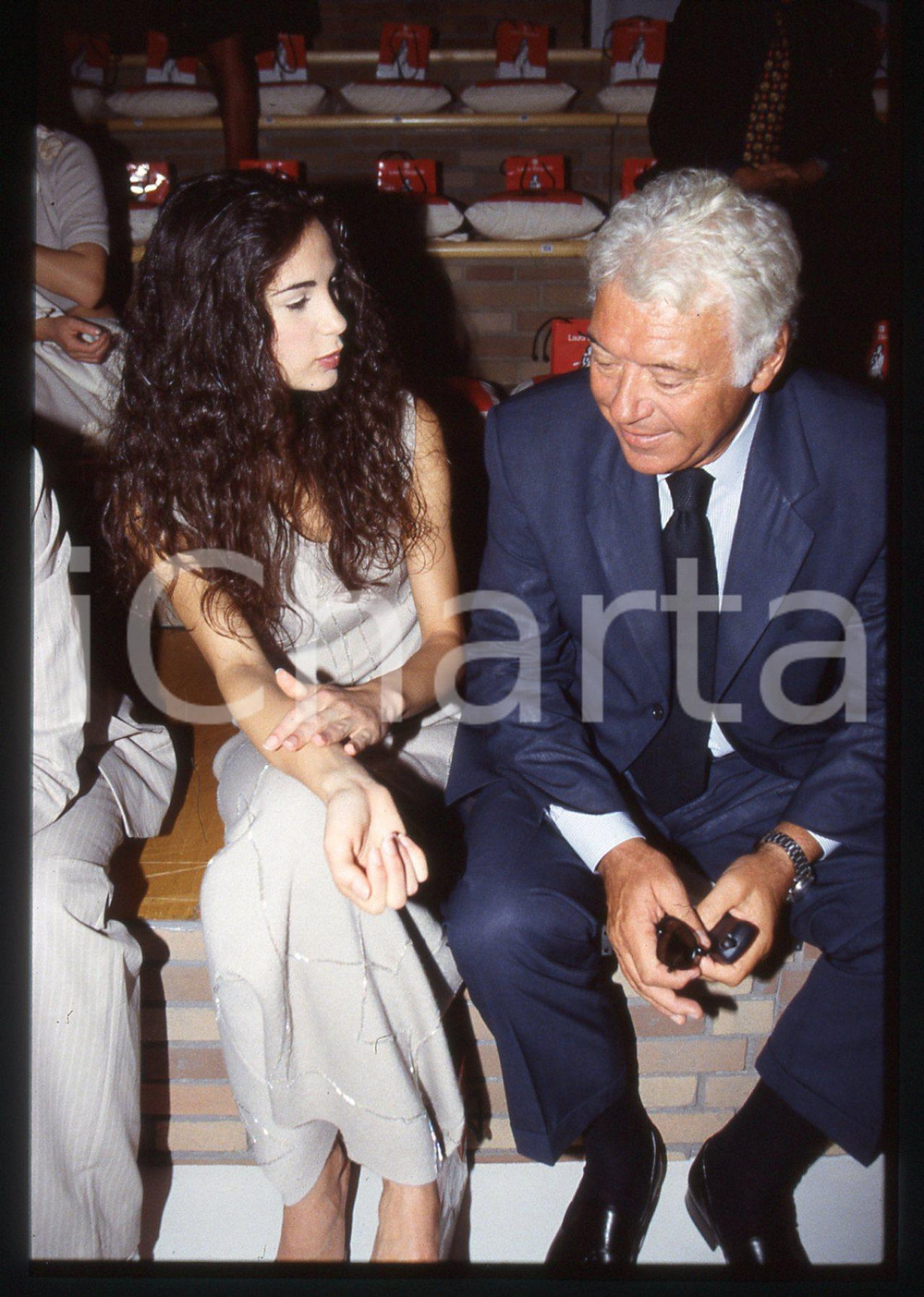 35mm vintage slide* 2000ca MODA Nicola PIETRANGELI-Sfilata di Laura BIAGIOTTI 3