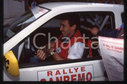 35mm vintage slide* 1994 SAN REMO RALLY Daniel DUCRUET in the car (77)