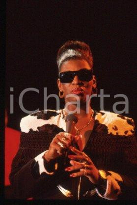 35mm vintage slide* 1990 ca ITALY American house music singer ADEVA (43)
