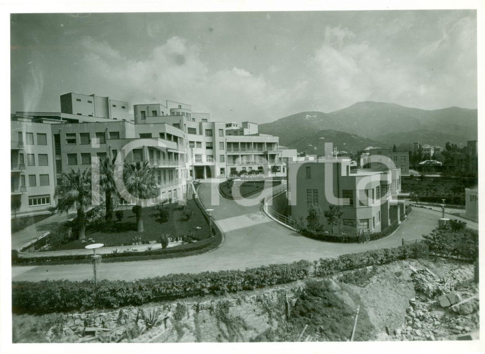 Fotografia d epoca originale 1938 GENOVA QUARTO Nuovo complesso Istituto Pediatrico GASLINI Vera fotografia 1