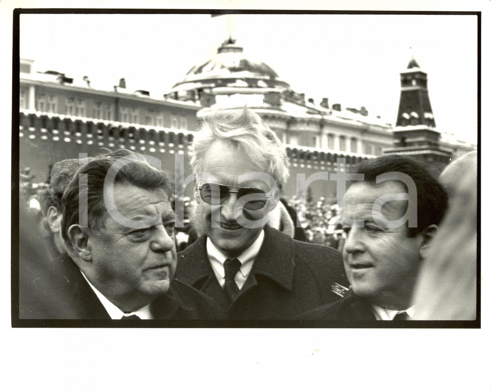 Fotografia d epoca originale 1987 GERMANIA Gerold TANDLER e Franz Josef STRAUSS Presidente BAVIERA Foto 1