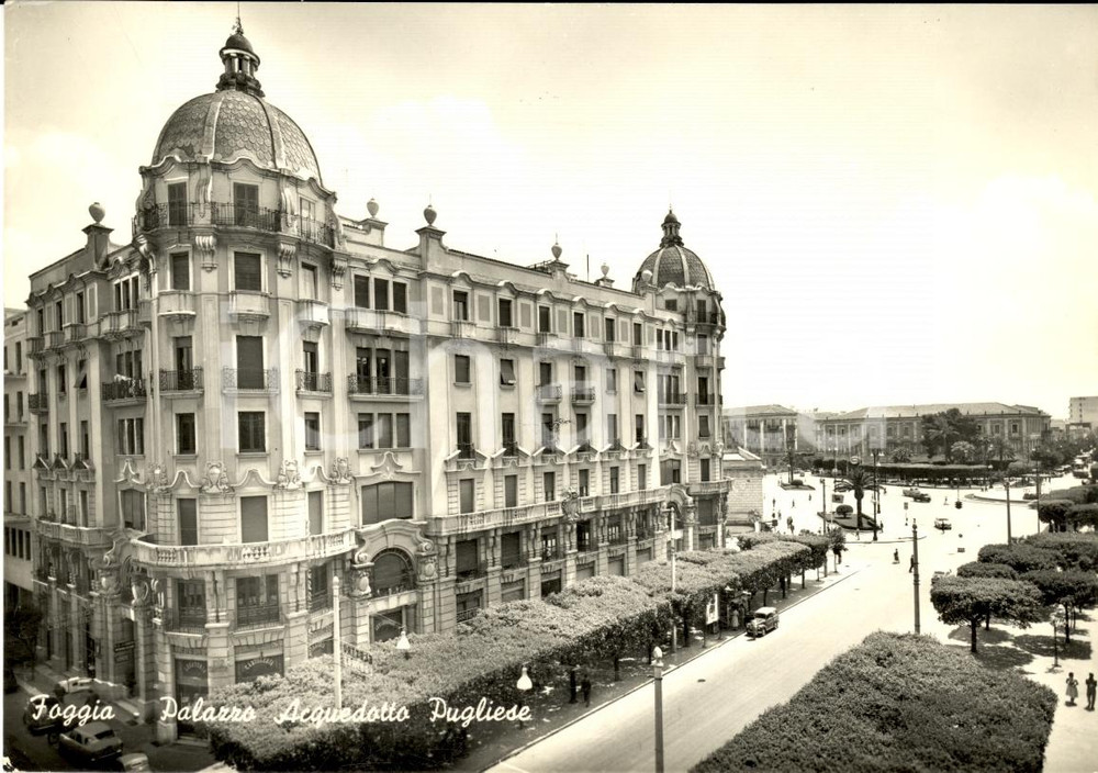 Cartolina originale da collezione 1959 FOGGIA Il Palazzo dell Acquedotto Pugliese Cartolina FG VG 1