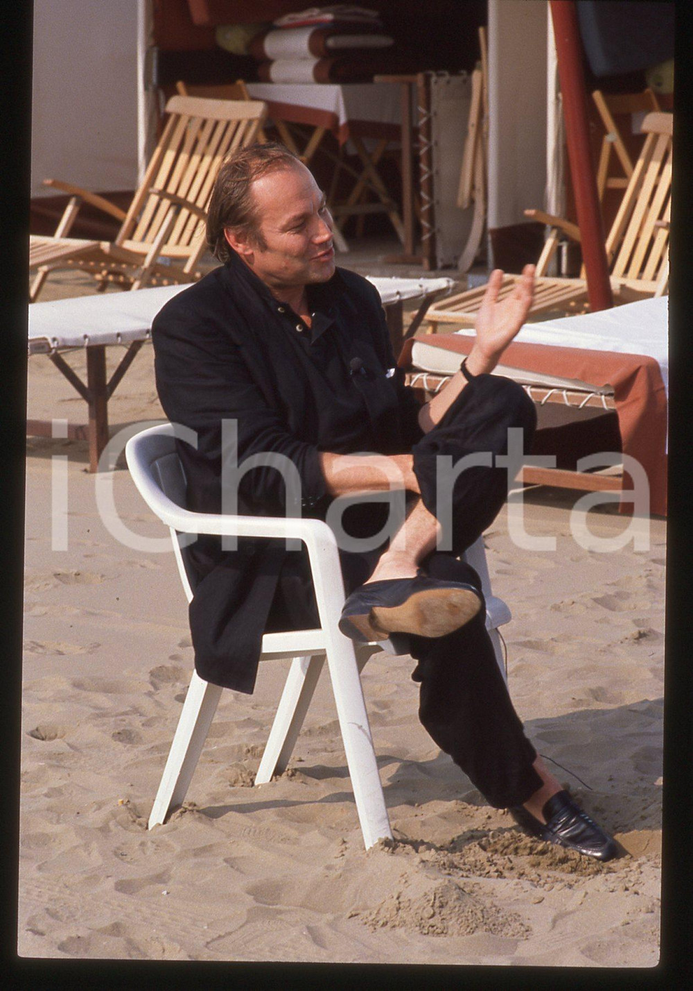 35mm vintage slide* 1989 VENEZIA Klaus Maria BRANDAUER Ritratto dell'attore (39)