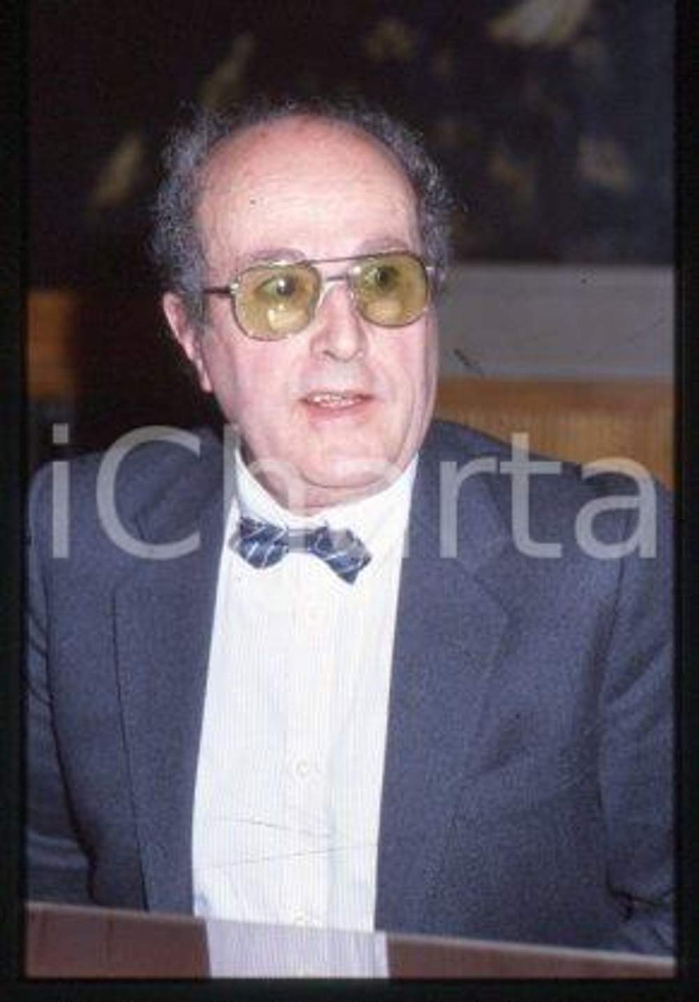 35mm vintage slide* 1985 ca CINEMA film director Manoel de OLIVEIRA (23)