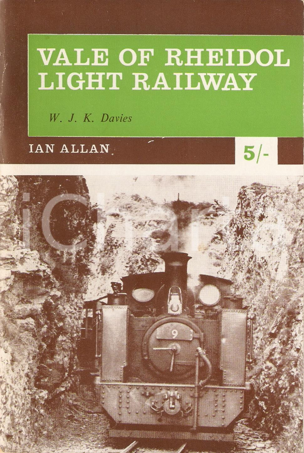 Oggetto da collezione cartaceo 1970 VALE OF RHEIDOL Light Railway WALES by W.J.K. DAVIES Book 1