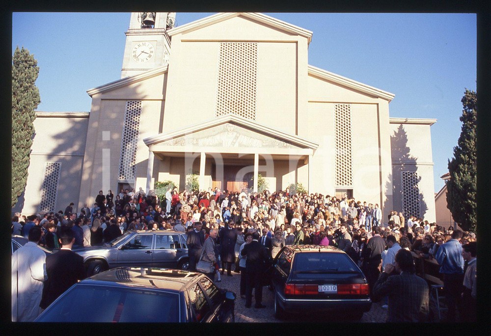 35mm vintage slide* 1990 FINO MORNASCO Cerimonia funebre Stefano CASIRAGHI (4)
