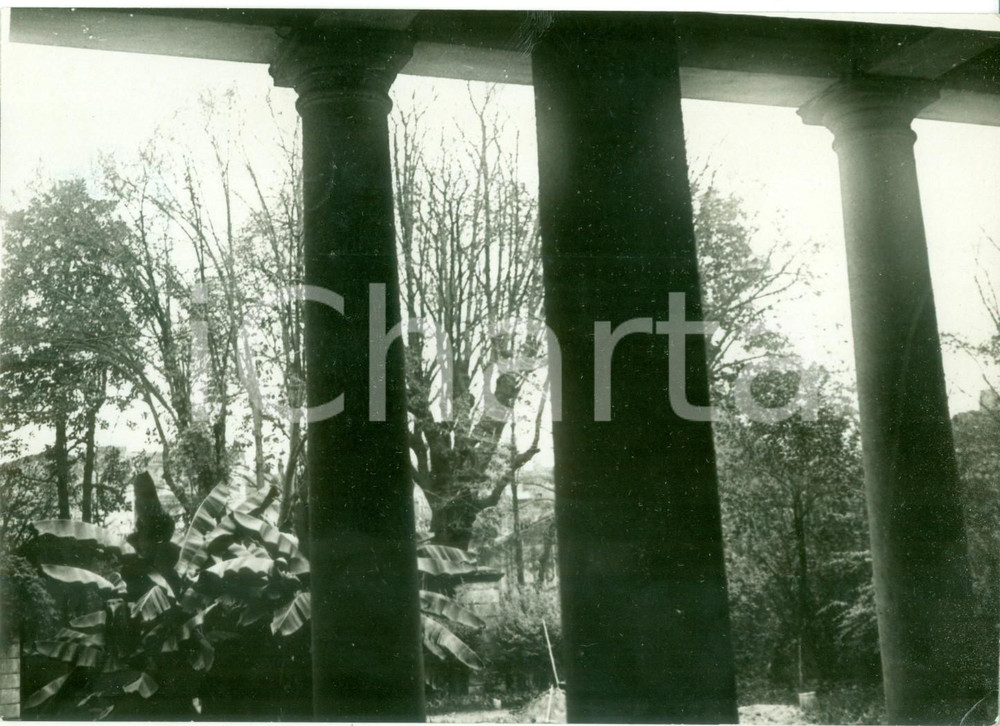 Fotografia d epoca originale 1937 MILANO Scorcio dei Giardini della GUASTALLA dal colonnato Fotografia 1