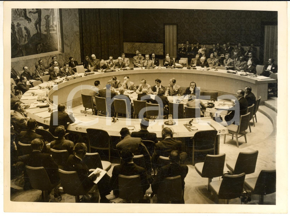 1953 NEW YORK Security Council during discussion of Palestine question *Photo