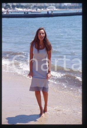 35mm vintage slide* 1995 ca CANNES Vanessa DEMOUY Actress and model (16)