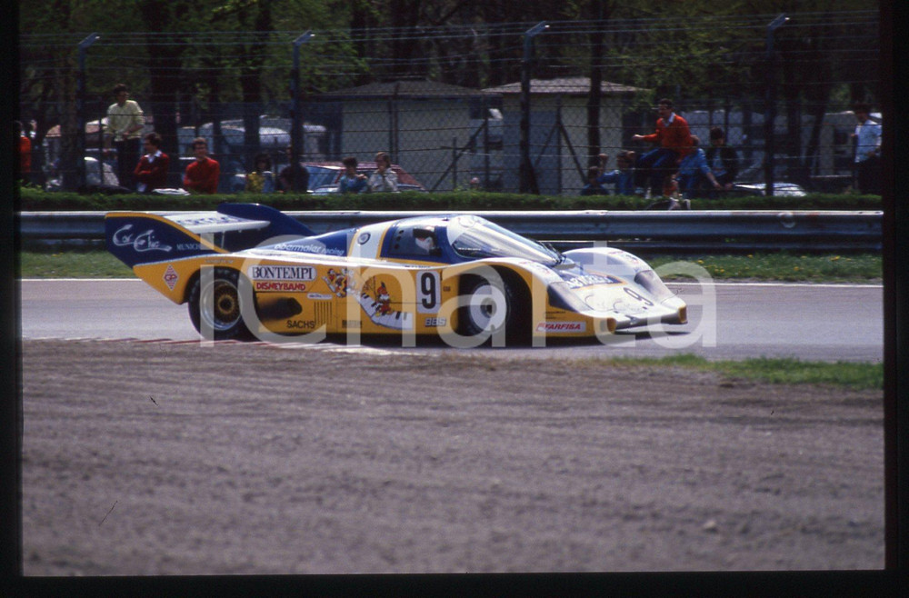 35mm vintage slide* 1986 360 KM MONZA PORSCHE 956 Obermaier Racing - Gara (2)