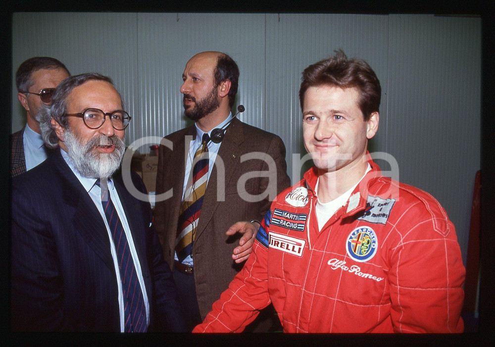 35mm vintage slide* 1992 ITALIA - SUPERTURISMO Nicola LARINI ed Enrico FERRI