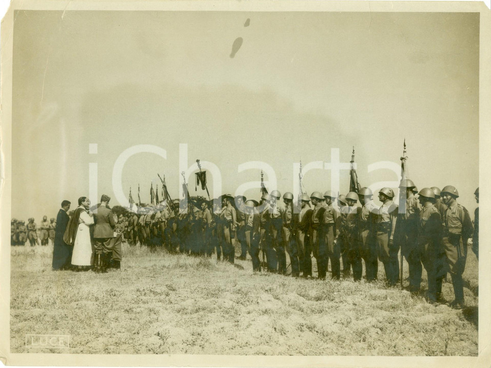 Fotografia d epoca originale 1936 IRPINIA Messa al campo per le GRANDI MANOVRE Fotografia 1