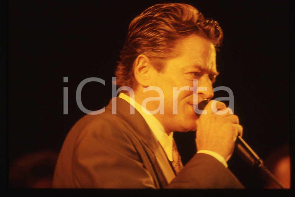 35mm vintage slide* 1990ca MUSICA Robert PALMER Ritratto del cantante (72)