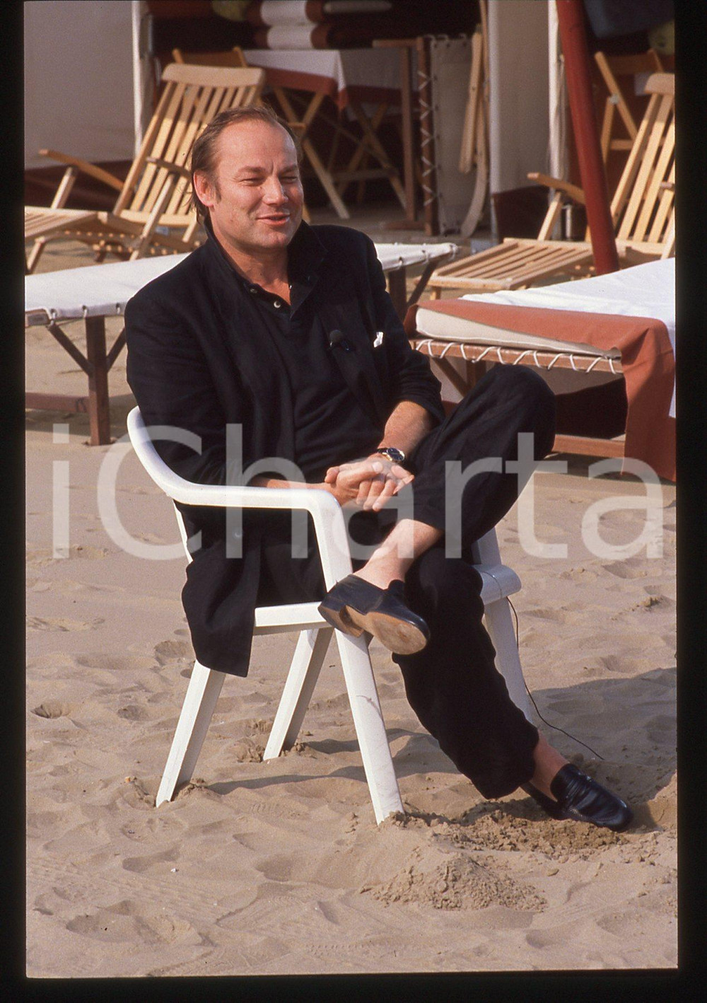 35mm vintage slide* 1989 VENEZIA Klaus Maria BRANDAUER Ritratto dell'attore (40)