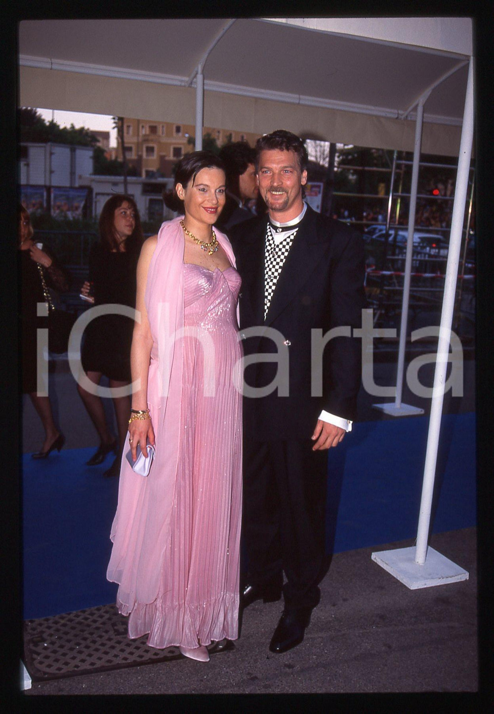 35mm vintage slide* 1995 ca MILANO TELEGATTI Stefano TACCONI e Laura SPERANZA 28