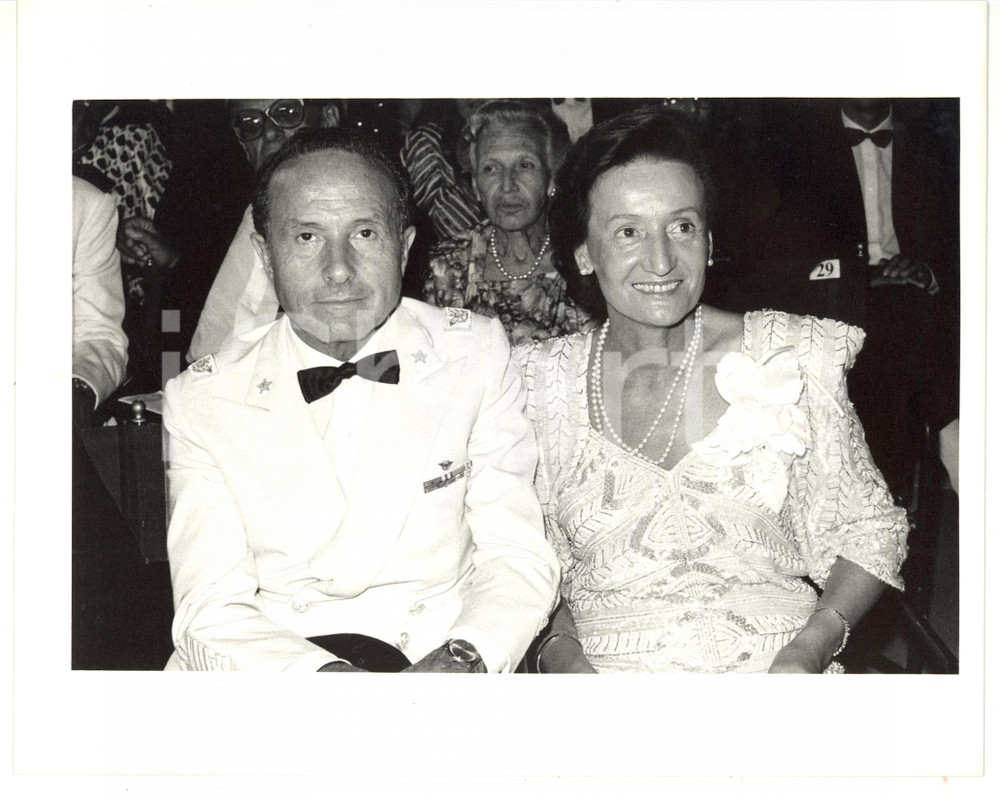 1985 ca ROMA Generale Riccardo BISOGNIERO con la moglie *Foto