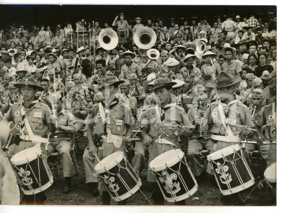 1959 MANILA PHILIPPINES World Scout Jamboree - Parata del contingente giapponese