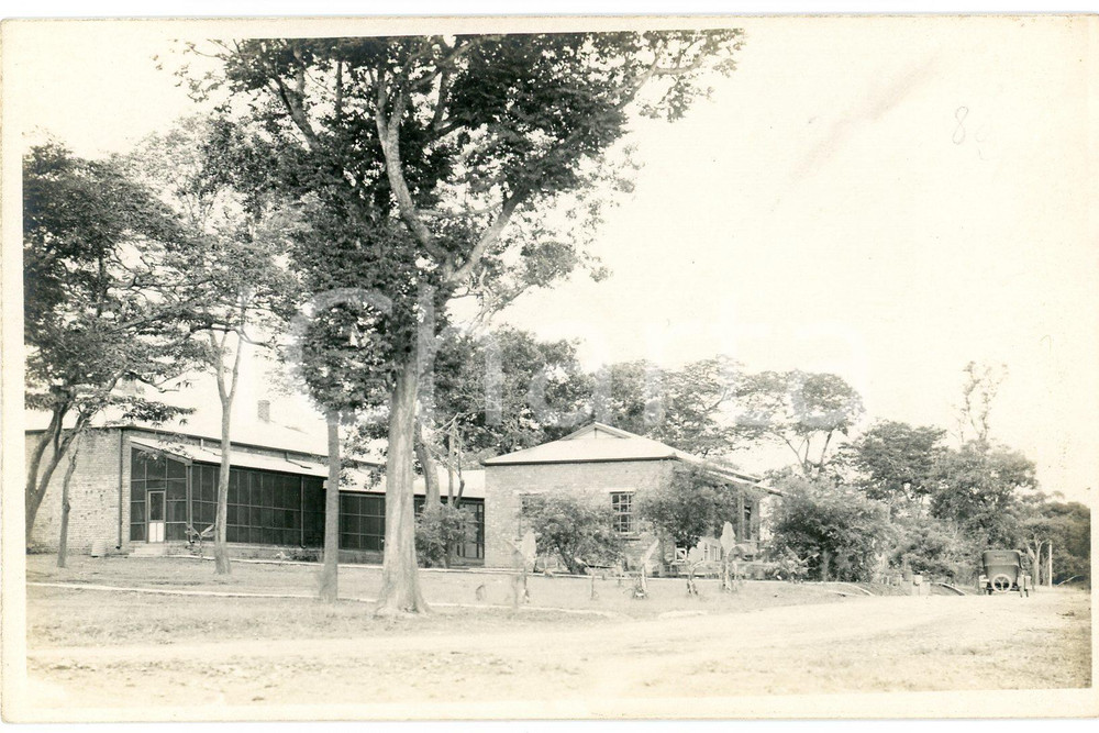 1930 ca CONGO BELGE - KATANGA - PANDA Hôpital Européen - Photo L. GABRIEL 41 Fotografia originale d'epoca.FOTOGRAFO: L&eacute;opold Gabriel - Panda - Katanga  GOOD/buono  Formato: 14x9 cm originale e autentica 1