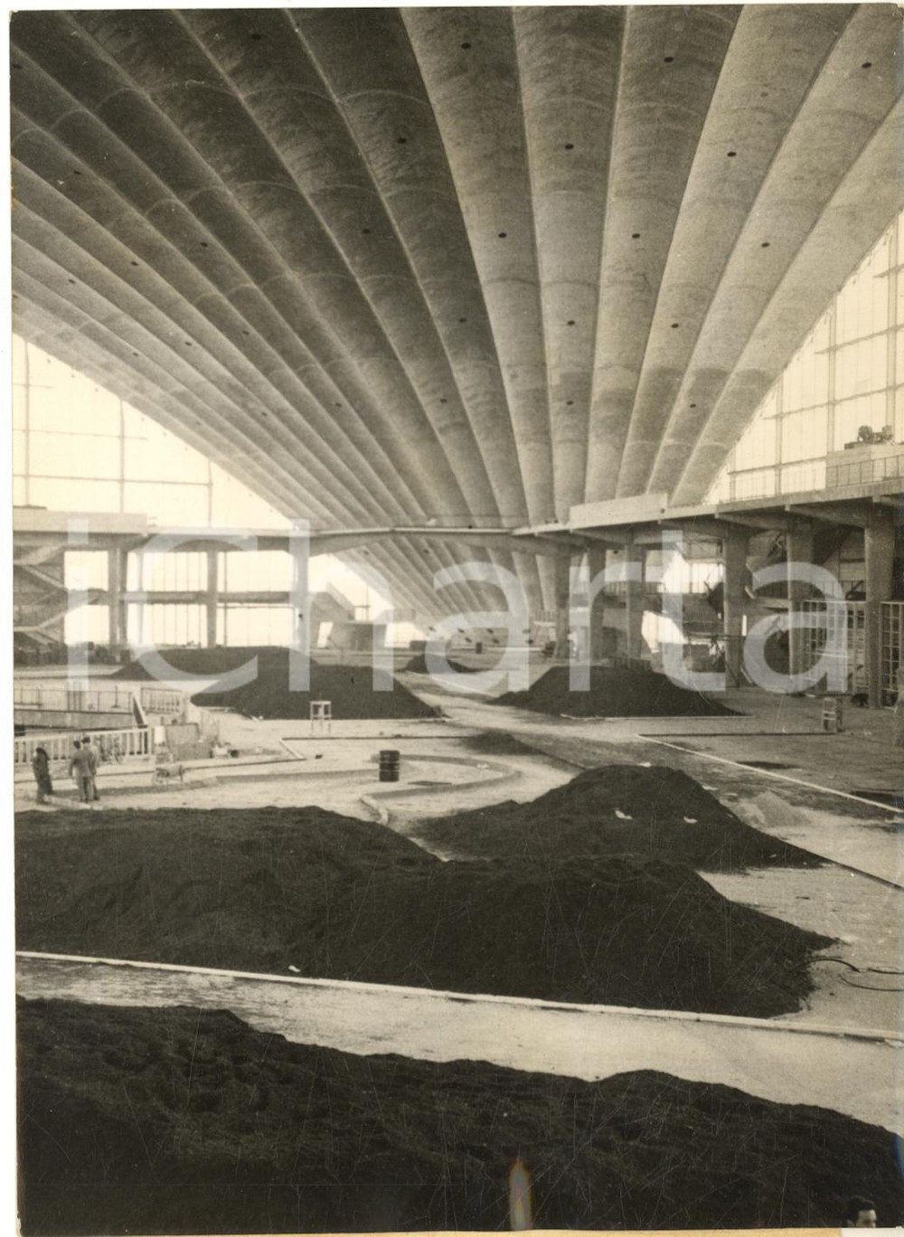 1959 PARIS DEFENSE Préparation des FLORALIES Internationales - Photo 13x18 cm