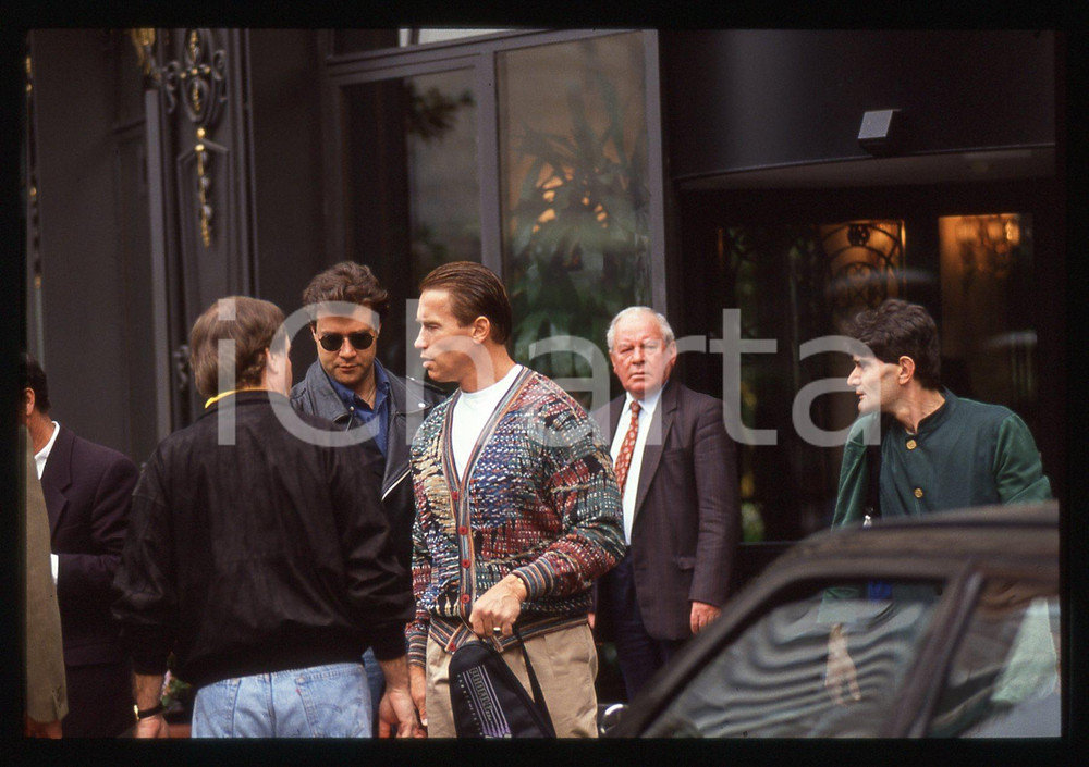 35mm vintage slide* 1991 CANNES - Arnold SCHWARZENEGGER Ritratto dell'attore 11