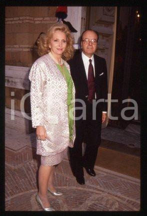 Rinaldo PETRIGNANI & wife - ITALY Ambassador 1990 ca * 35mm vintage slide 21