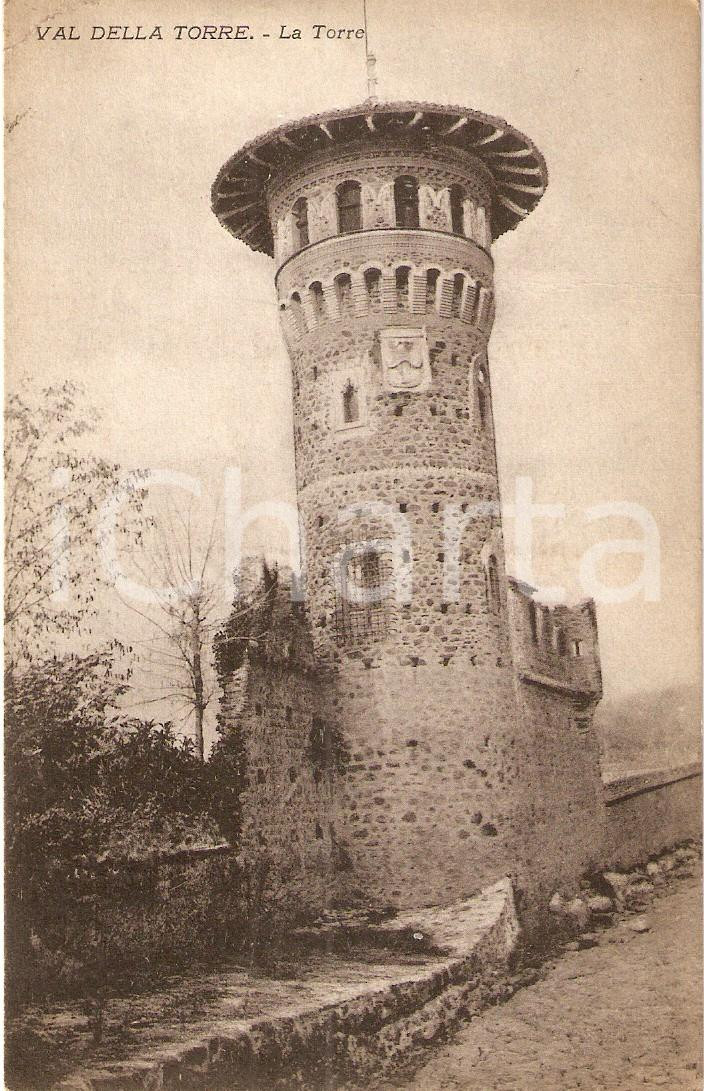 Cartolina originale da collezione 1930 ca VAL DELLA TORRE Torino La Torre Cartolina FP NV 1