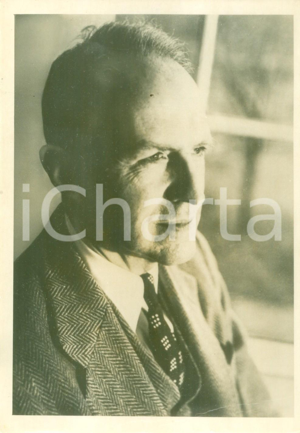 Fotografia d epoca originale 1951 USA Ritratto dello scrittore Conrad RICHTER Fotografia 1