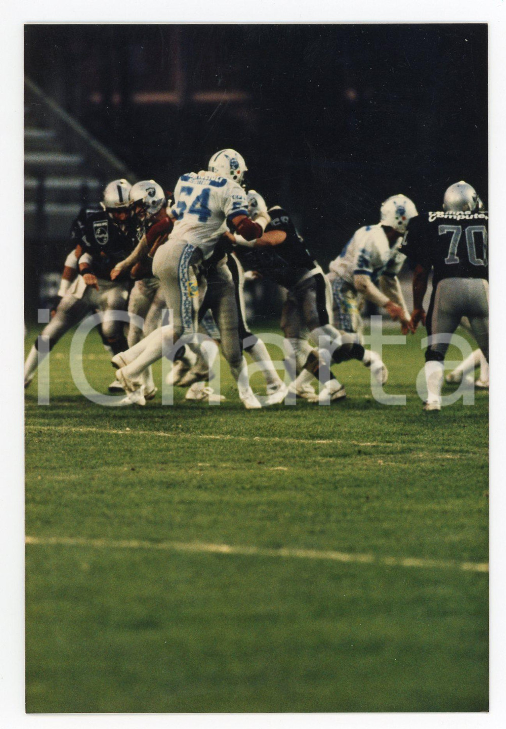 1987 LEGNANO - FOOTBALL FROGS Legnano vs WARRIORS Bologna *Foto 10x15 cm (4)