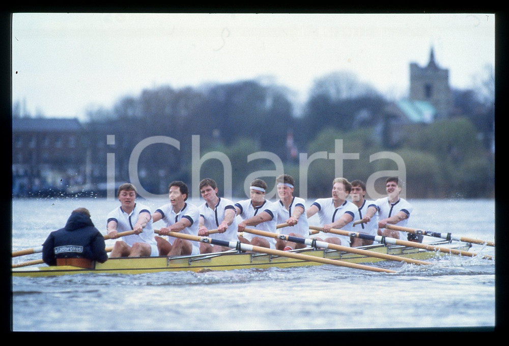 35mm vintage slide* 1985 LONDON THE BOAT RACE - OXFORD University Crew (5)
