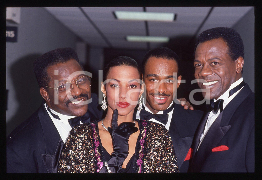 35mm vintage slide* 1991 TELEMIKE - THE PLATTERS backstage (15)