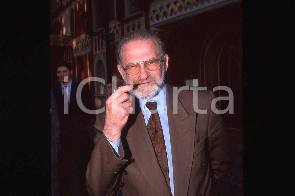 35mm vintage slide* 1991 ca ITALY Bronisław GEREMEK Polish politician (5)