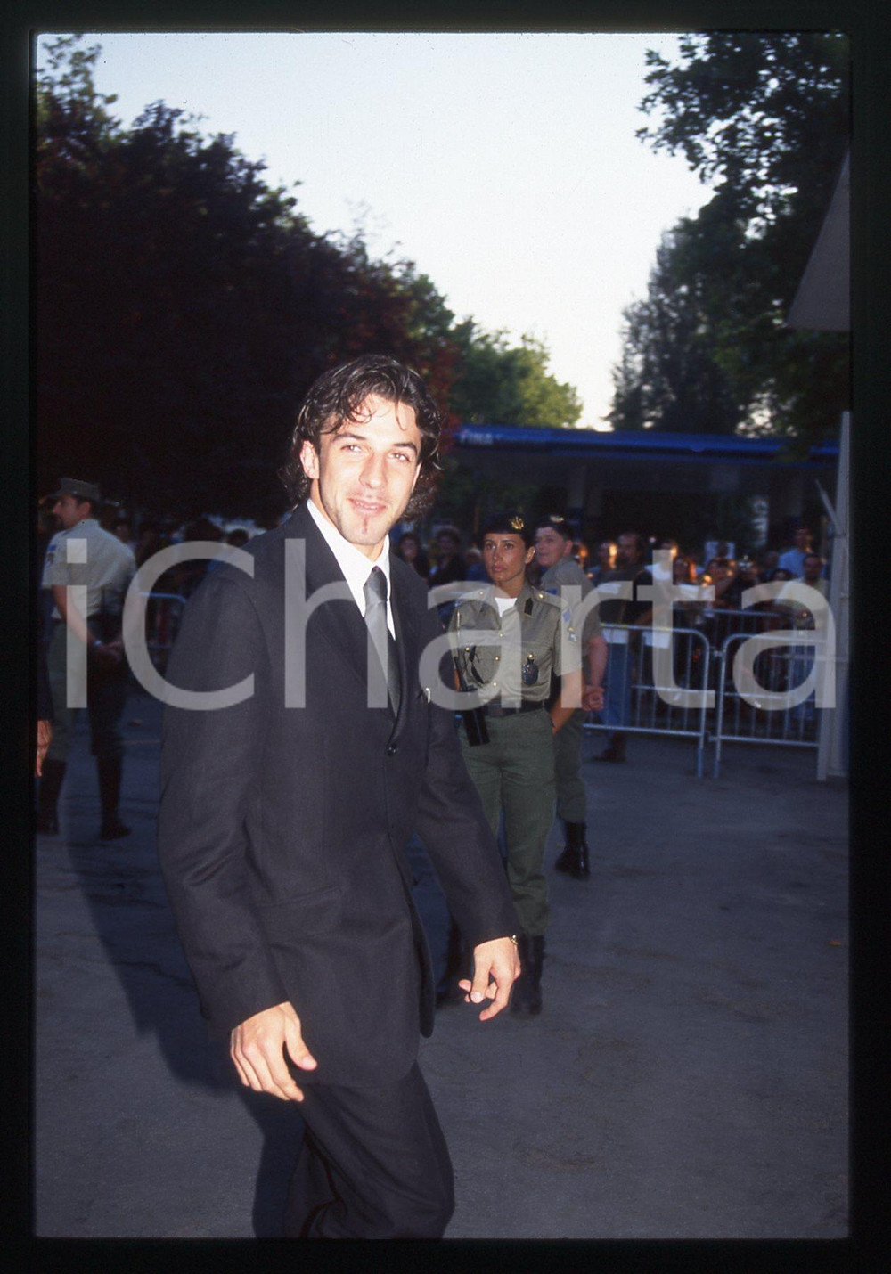 35mm vintage slide* 1995 ca COSTUME - Alessandro DEL PIERO Ritratto calciatore 3