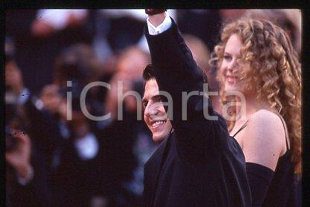 35mm vintage slide* 1992 CANNES Film Festival Tom CRUISE & Nicole KIDMAN (151)